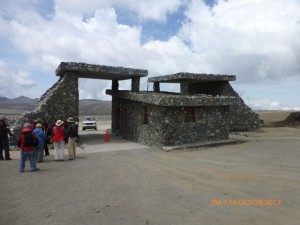 The restroom stop at 14, 300 ft above sea level!