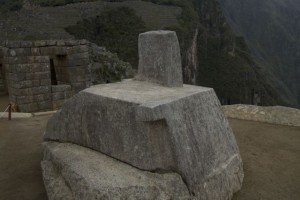 The sun dial, 13 degree angle because of the distance from the equator so when it in a Equinox, no shadow but he small profusion cut on the corner had a shadow straight down.