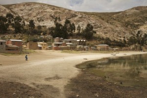 The little village on Sun Island.