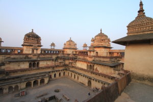 Jehangir Mahal, a medieval structure.