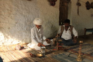 Opium demonstration 