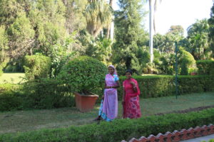 Local women working in the Garden of the Handmaidens