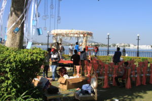 Wedding preparation on Jag Mandir