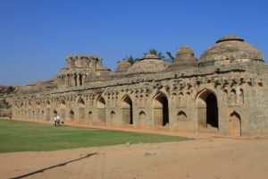 An elephant stable.