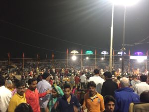 The Ganges Hindu ceremony.